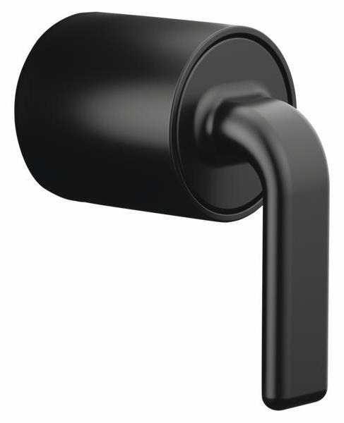 Brizo HL60P67 BL Matte Black Pressure Balance Valve Trim with Twist Lever Handle Kit for Shower & Bathroom Faucet Installation