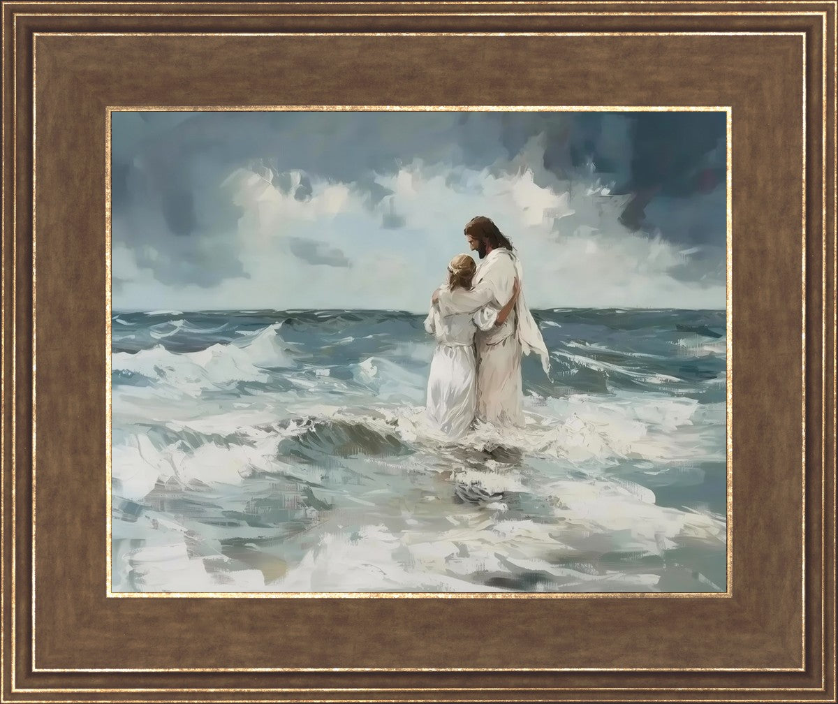 Be Still By Gabriel Heaton - Inspirational Christian Wall Art for Home & Office Decor - Perfect for Living Room, Bedroom, or Gift