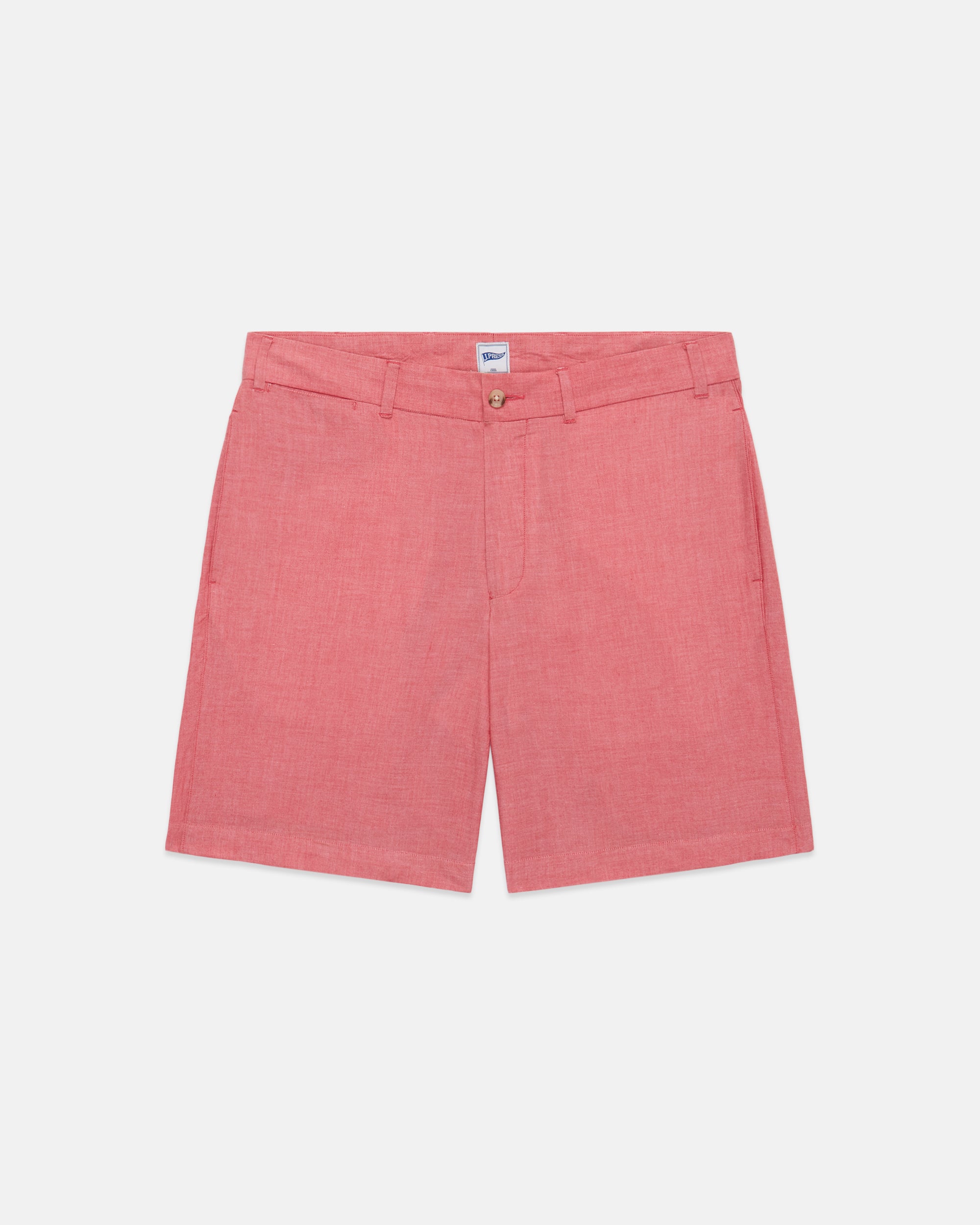 Trim Fit Cotton Chambray Shorts for Men - Comfortable Casual Summer Shorts for Outdoor Activities, Beach, and Travel