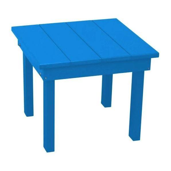A & L Furniture Poly Hampton End Table - Stylish Side Table for Living Room, Bedroom, or Office - Perfect for Holding Lamps, Books, and Decor