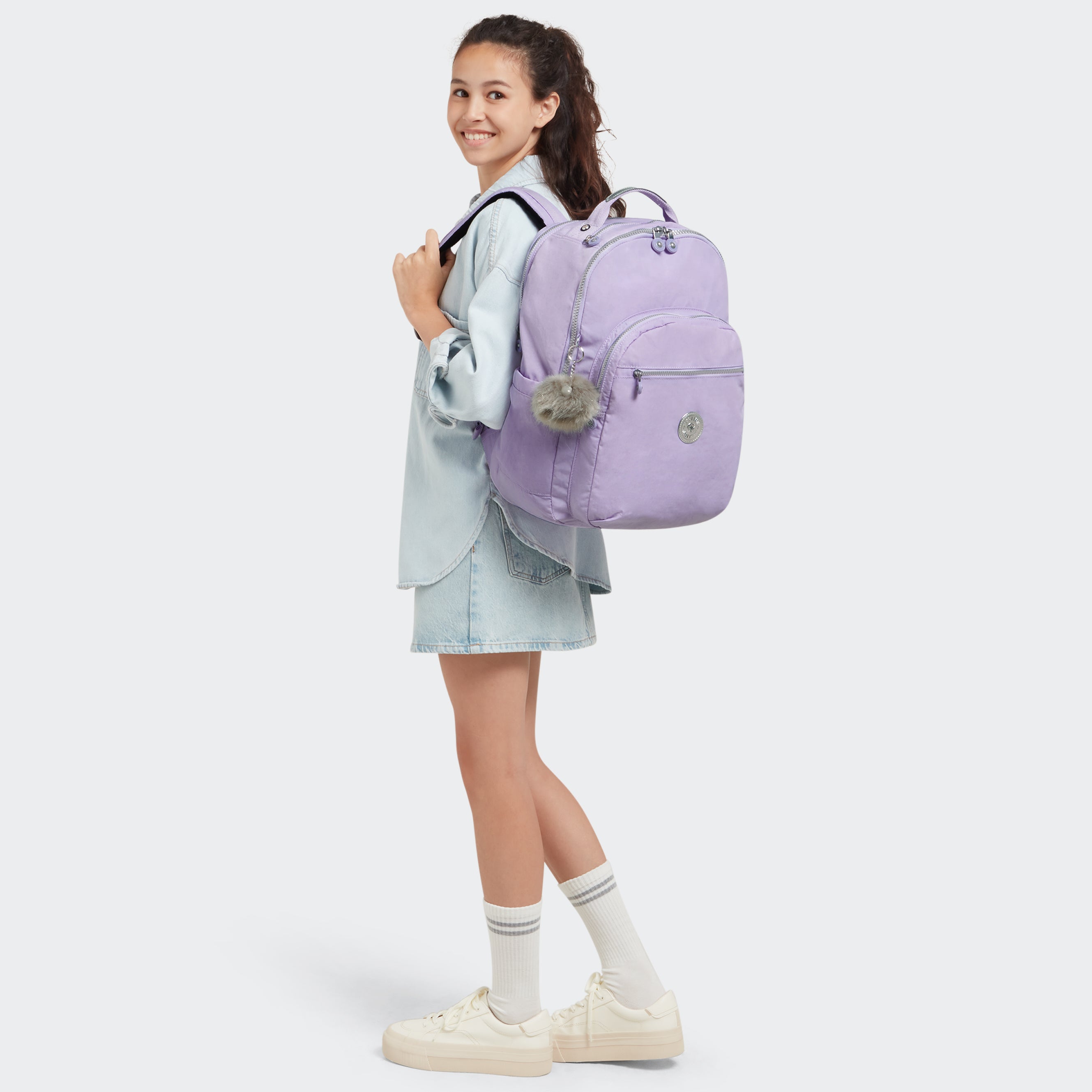 Kipling Seoul Extra Large 17 Inch Laptop Backpack - Blue Sea Combo | Water-Resistant Travel & Work Backpack for Men & Women | Perfect for Commuting, Business Trips & College Students