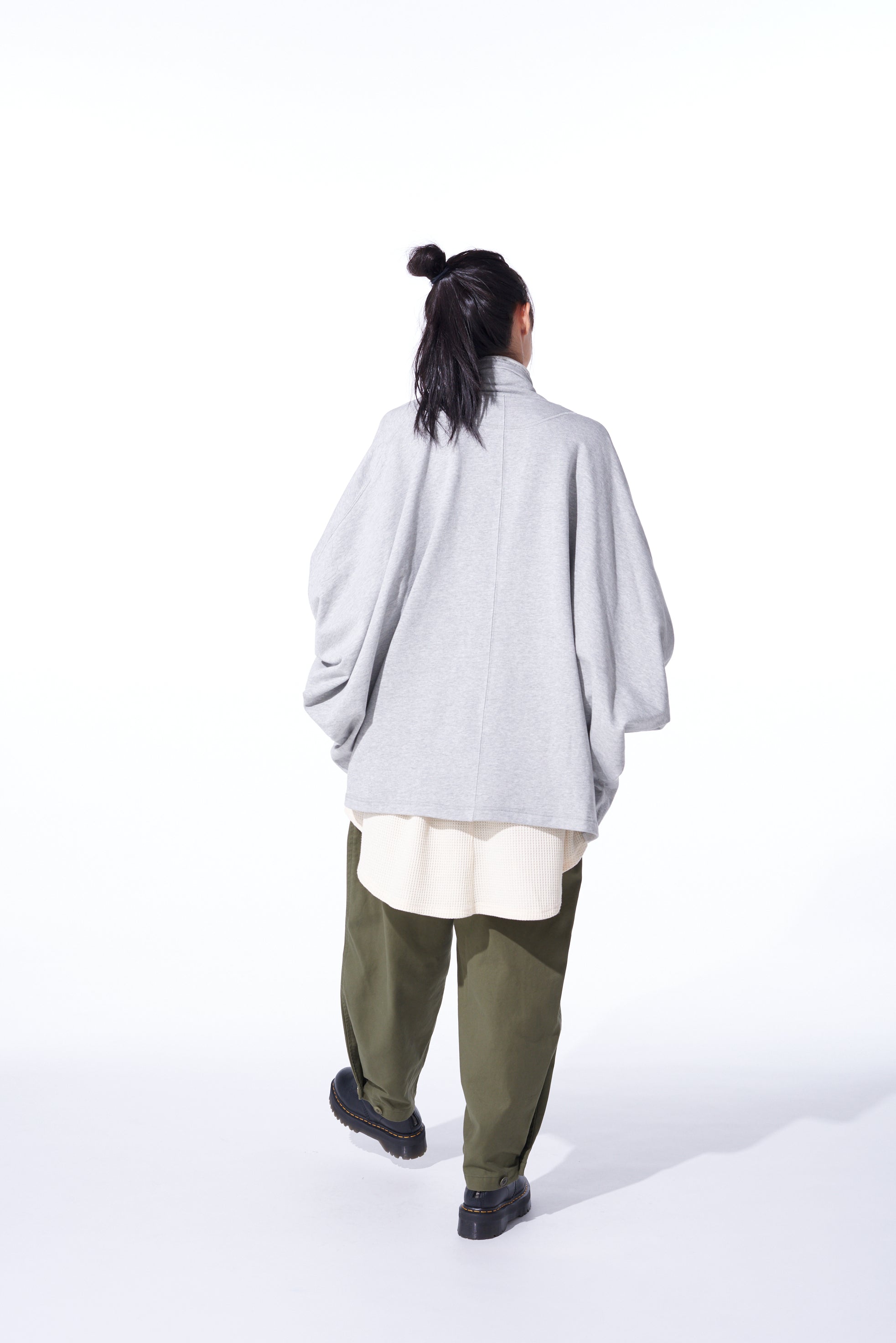 Soft Cotton Fleece Dolman Sleeve Cardigan with Stole Collar - Cozy Oversized Sweater for Women | Perfect for Fall Layering, Casual Outfits & Lounge Wear