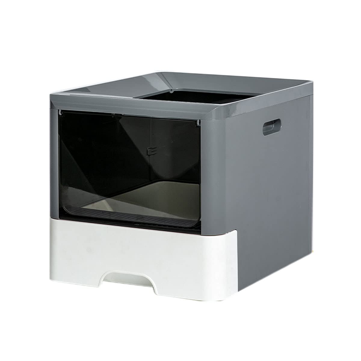 DUOITA Enclosed Cat Litter Box with Scoop - Odor Control, Pull-Out Drawer for Easy Cleaning, Anti-Tracking & Splash-Proof Design - Perfect for Small Spaces & Multi-Cat Homes