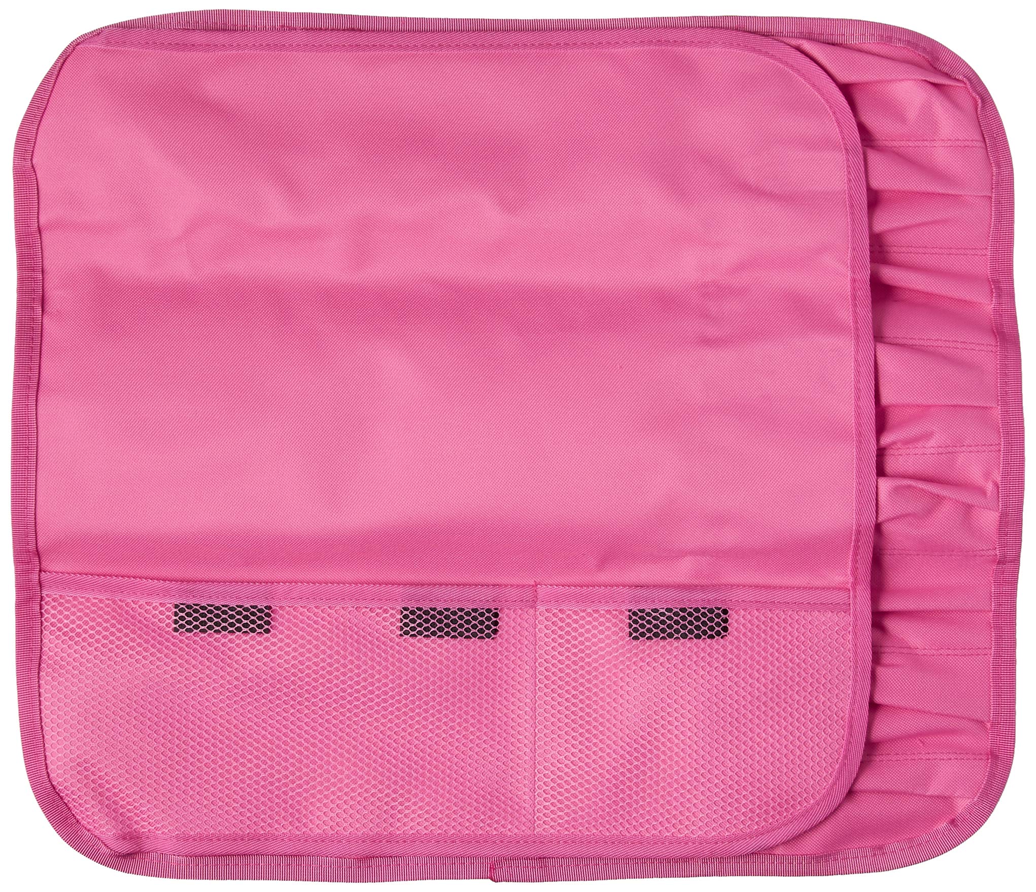 Premium Mercer Culinary 7-Pocket Knife Roll Storage Bag - Professional Chef Knife Organizer Case for Kitchen, Travel & Culinary School (Pink) - Perfect for Chefs, Home Cooks & Culinary Students
