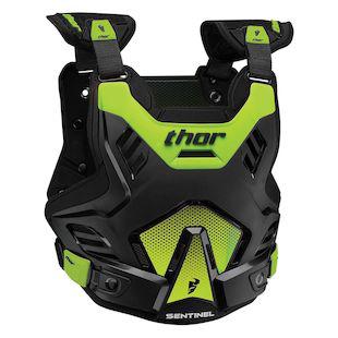 Armor Sentinel GP Armor Thor MX Black Green Youth Motocross Gear - Durable & Protective Off-Road Racing Equipment for Young Riders