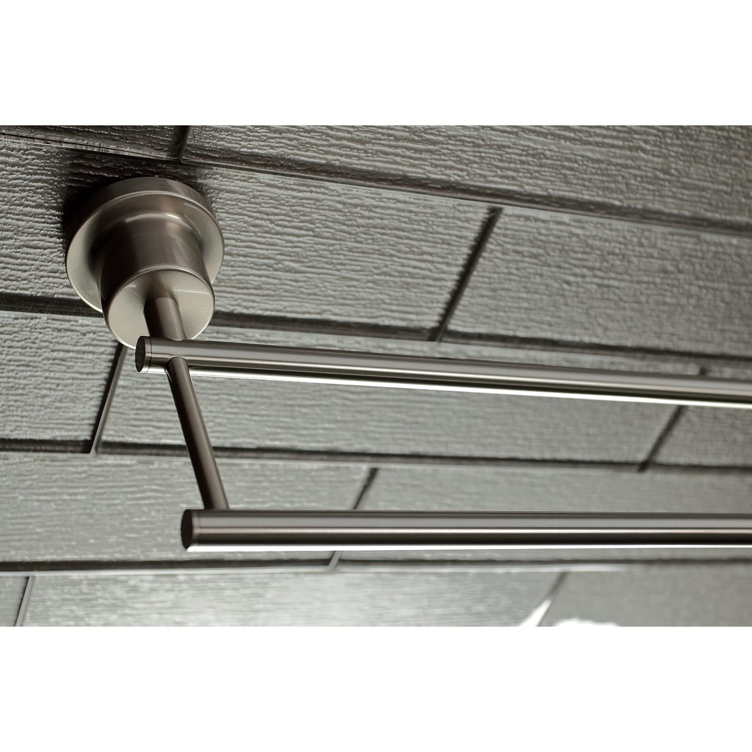 Kingston Brass BAH8213478PB Concord 5-Piece Bathroom Accessory Set in Polished Brass - Shower Shelf, Towel Bar, Robe Hook, Toilet Paper Holder - Perfect for Modern Bathroom Decor