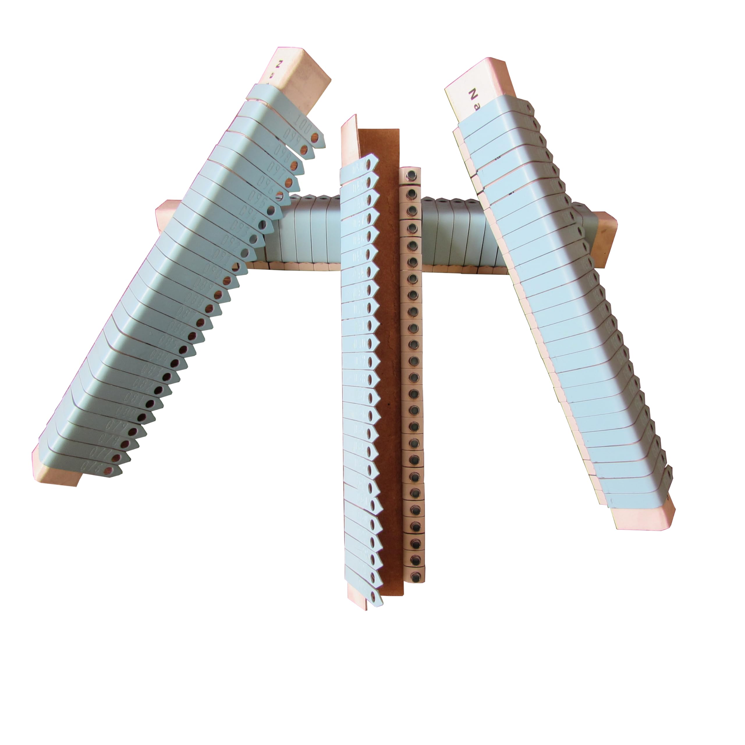Custom Chicken Wing Bands 700pcs - Light Blue for Poultry Farming