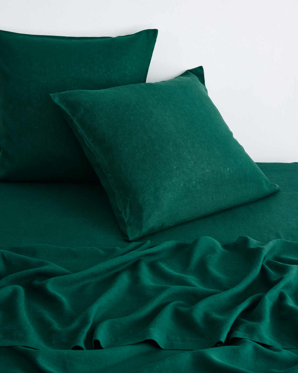 Premium 100% French Flax Linen European Pillowcase Set of 2 - Soft & Breathable Bedding for Luxury Hotels, Guest Rooms & Home Decor
