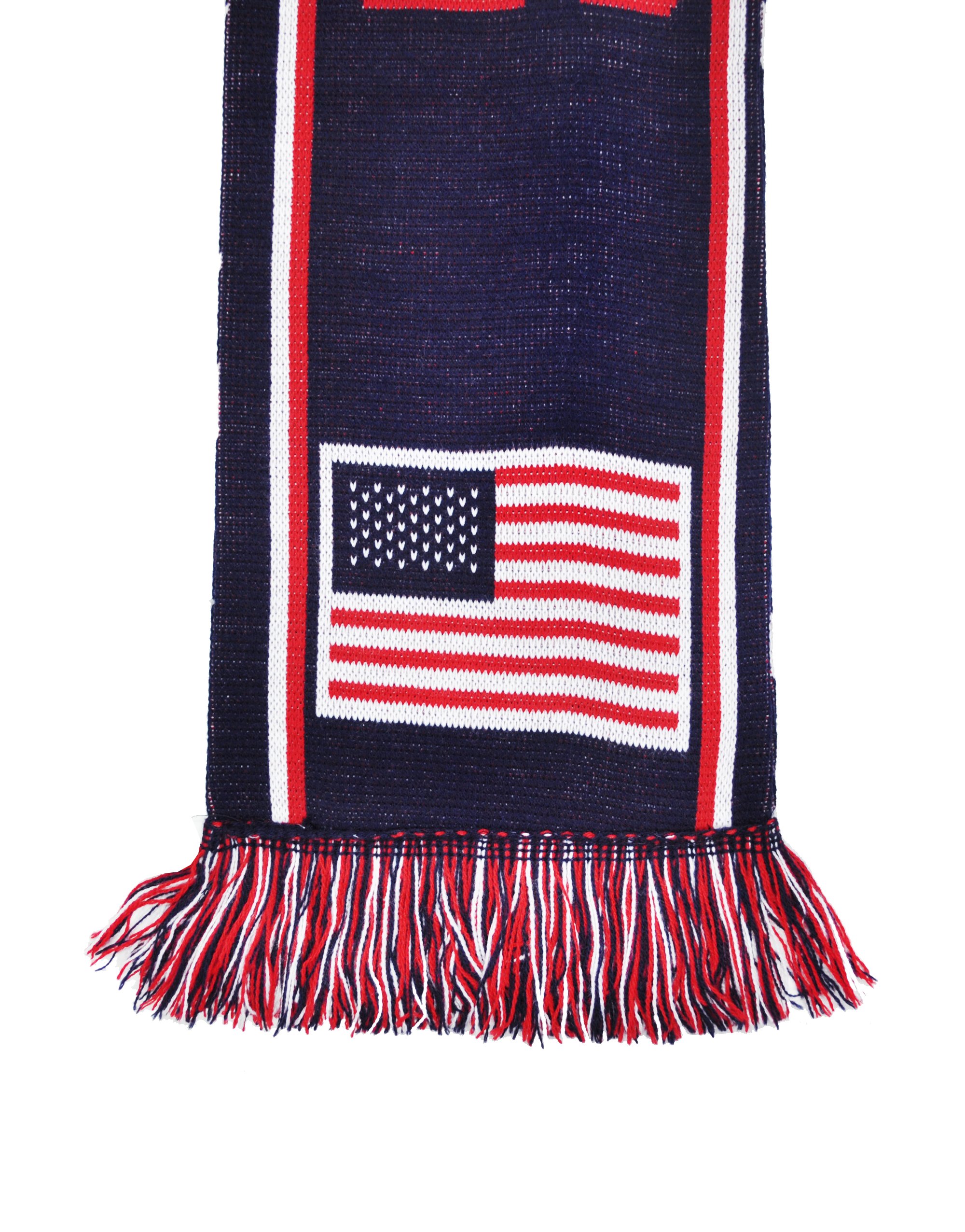 USA American Flag Pattern Scarf - Patriotic Fashion Accessory for Men & Women - Perfect for 4th of July, Sports Events & Outdoor Activities