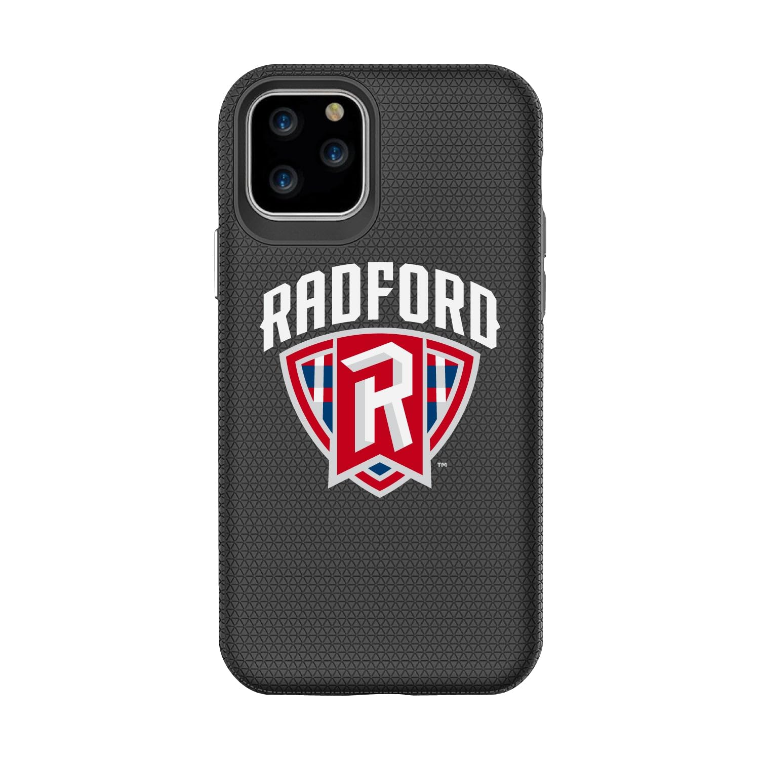 OTM Essentials Rugged Shockproof Phone Case for iPhone 11 Pro - Durable Hard Shell with Military-Grade Protection - Perfect for Radford University Students & Outdoor Activities (Black)