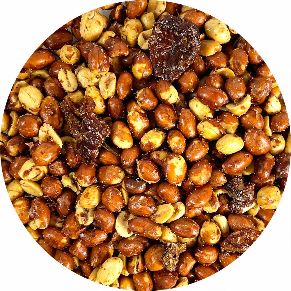 Jack's Spicy Habanero Peanuts - 5 Pound Resealable Bag | Hot & Crunchy Snack for Parties, Game Nights & Office Breaks