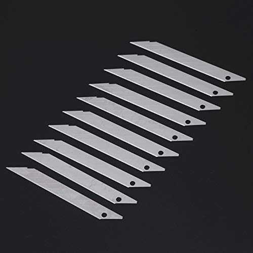 10Pcs/Box 30 Degree Precision Trimmer Blades - Stainless Steel Utility Knife Replacement Blades for Sculpting, Carving & Crafting - Perfect for DIY Projects, Woodworking & Art Creations