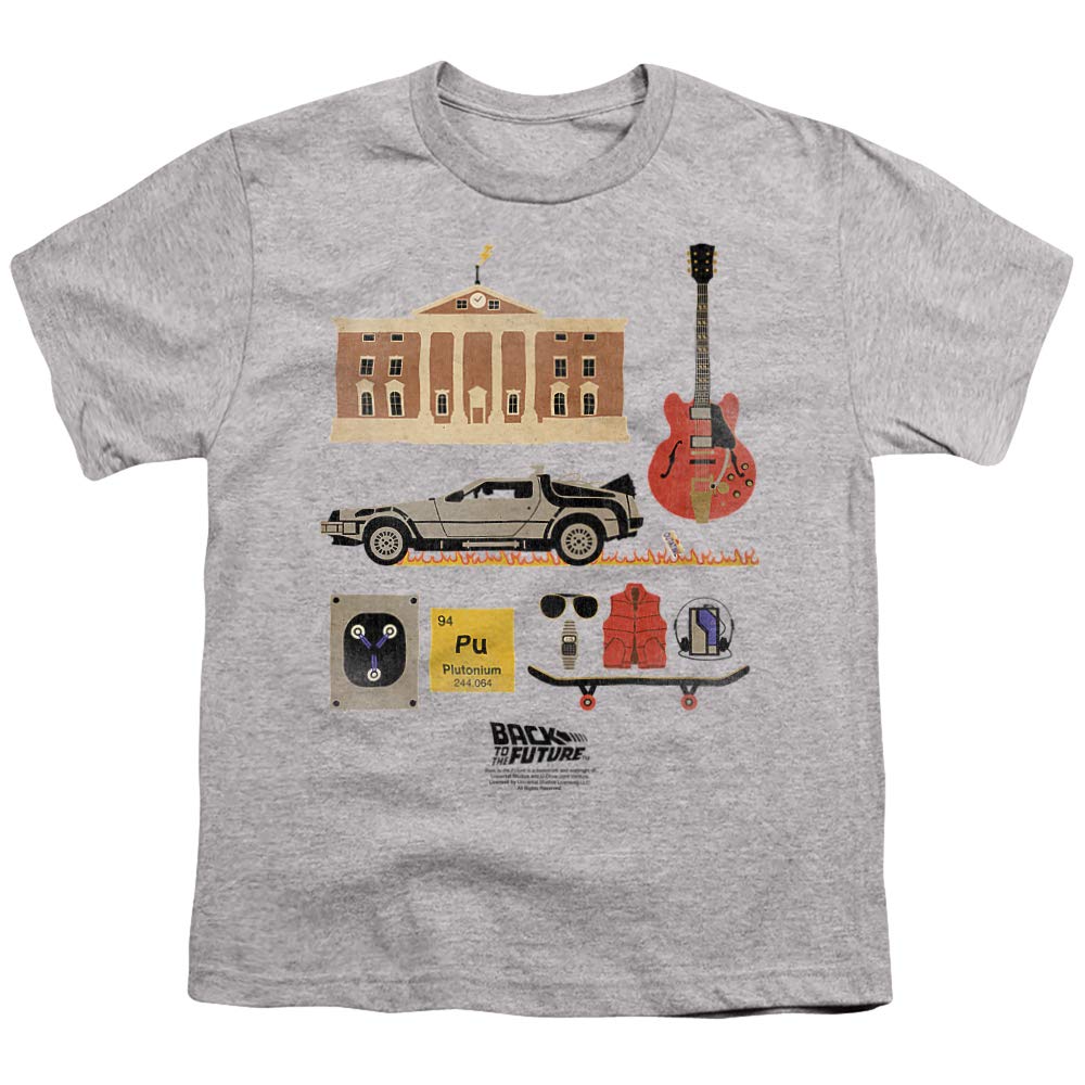 Back to The Future Movie Merchandise - Unisex Youth T-Shirt for Fans & Collectors | Perfect for Cosplay, Gifts, and Casual Wear