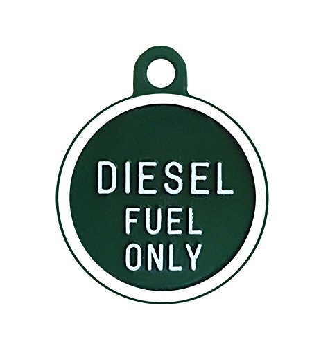 Diesel Fuel Only Tag 1 Inch (60 Pack) - Perfect for Fuel Tanks, Pumps & Equipment Labeling