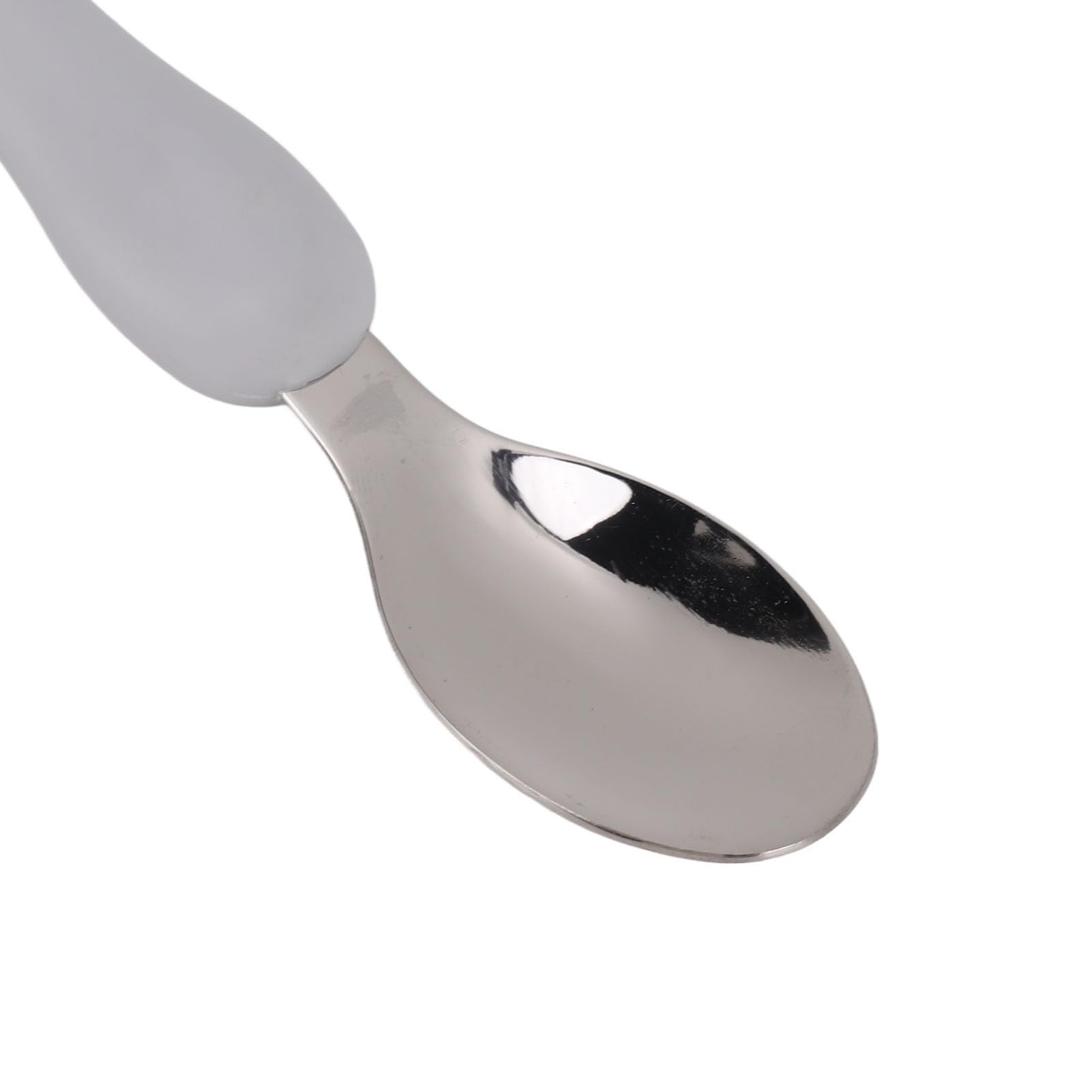 Stainless Steel Toddler Forks and Spoons Set - Self Feeding Training Utensils for Kids with Cat Design - Perfect for Baby-Led Weaning, Daycare & Home Use