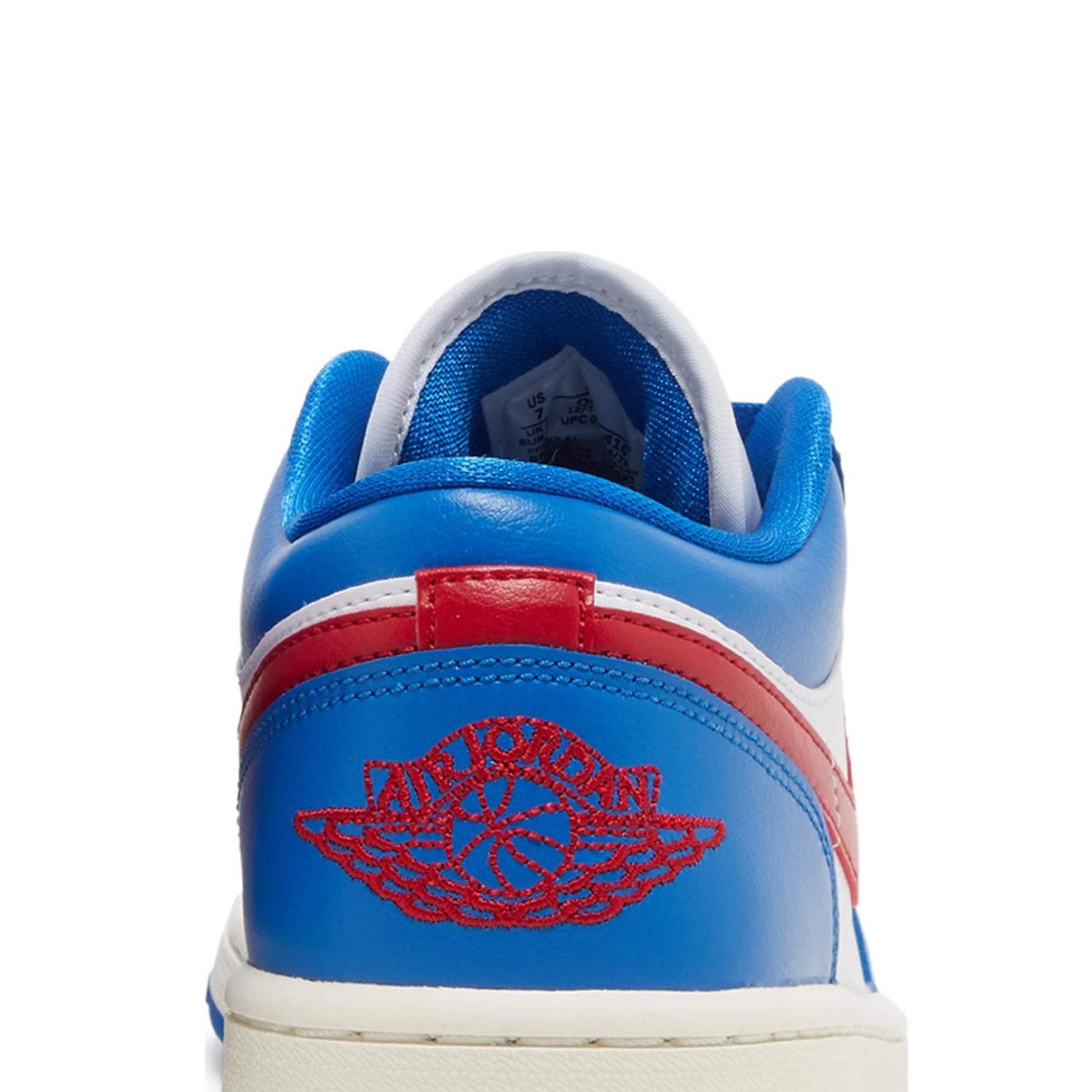 Air Jordan 1 Low 'Sport Blue Gym Red' Women's Sneakers 2023 - Stylish Basketball Shoes for Women, Casual Streetwear & Gym Workouts