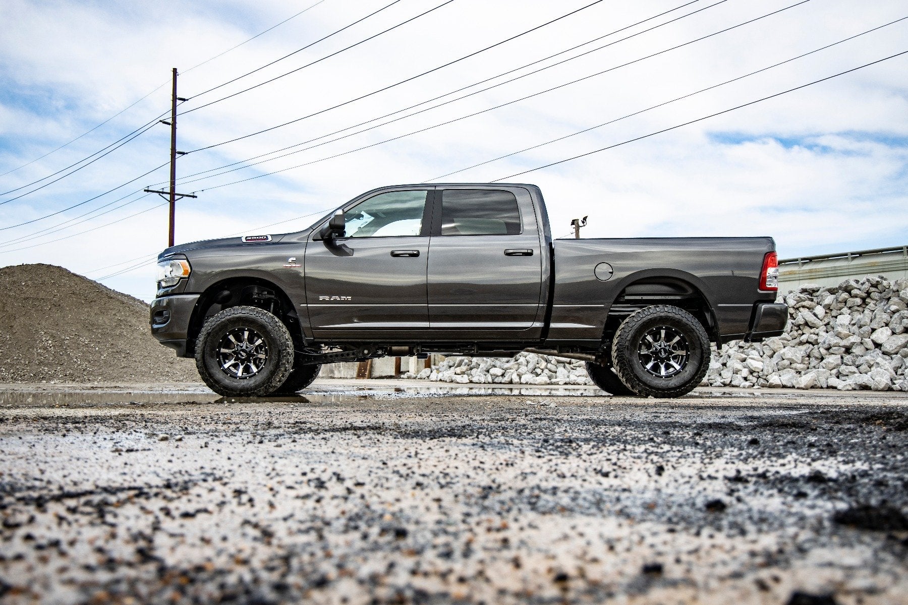 2.5 Inch Leveling Kit for Ram 2500 (2014-2024) & 3500 (2013-2024) 4WD | Heavy Duty Suspension Lift | 377 Series | Perfect for Off-Roading & Towing