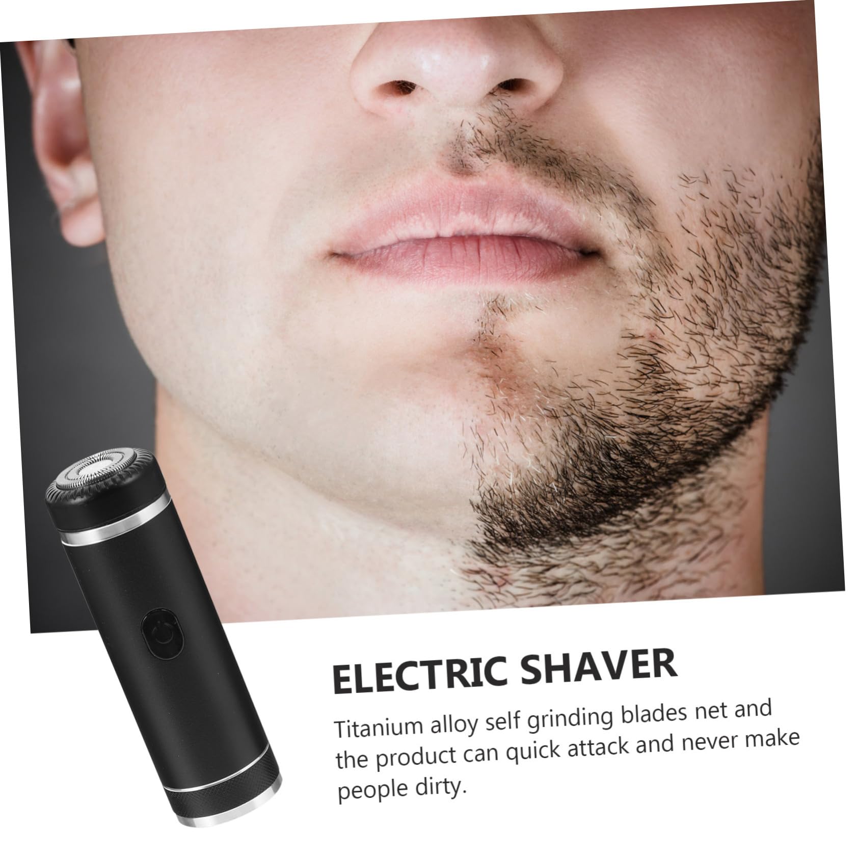 FOMIYES Rechargeable Electric Shaver for Men & Women - Wet/Dry Beard Trimmer & Body Groomer - Perfect for Travel, Gym & Daily Shaving Routine