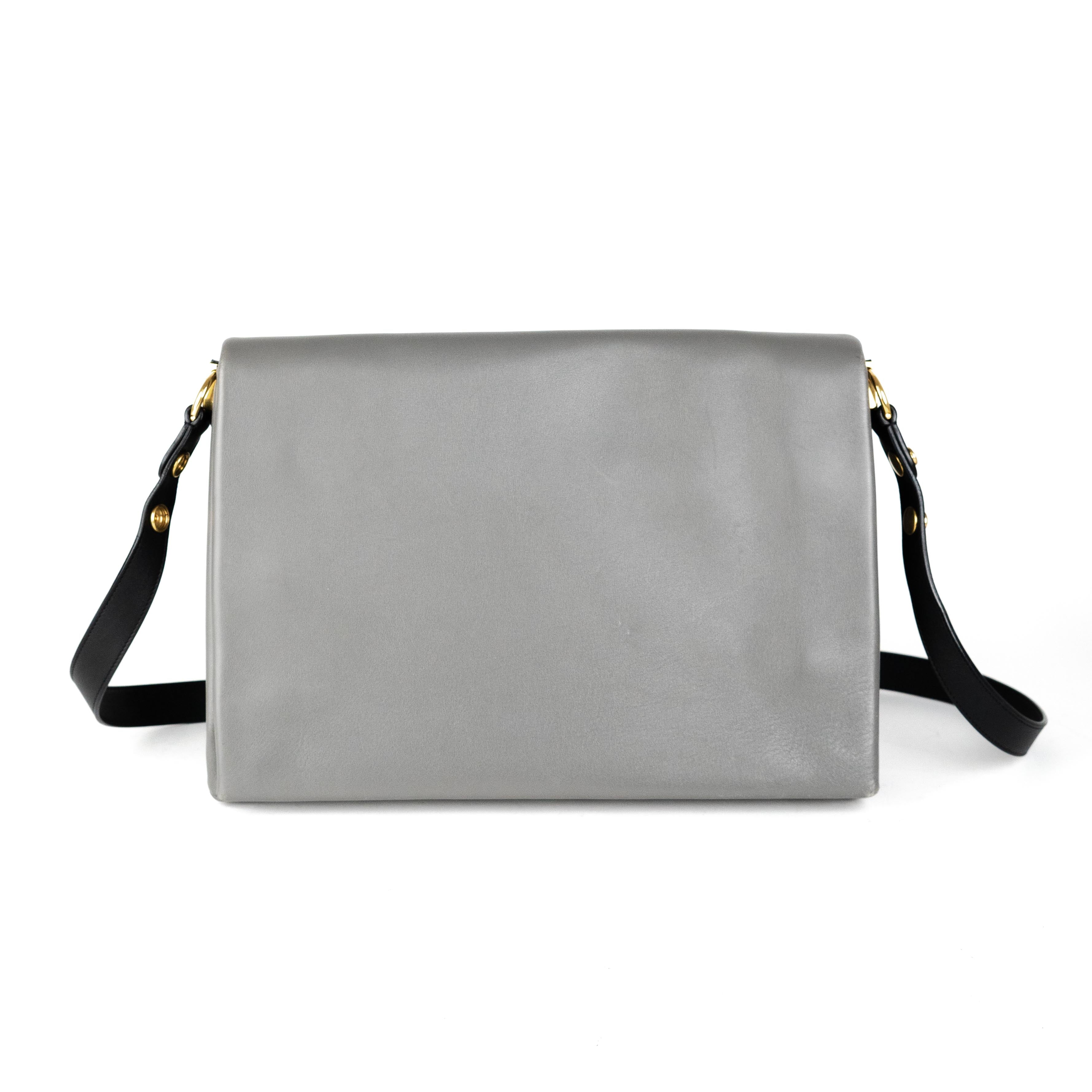 Celine Blade Bag Gray | Luxury Designer Handbag for Women | Perfect for Work, Travel & Evening Events