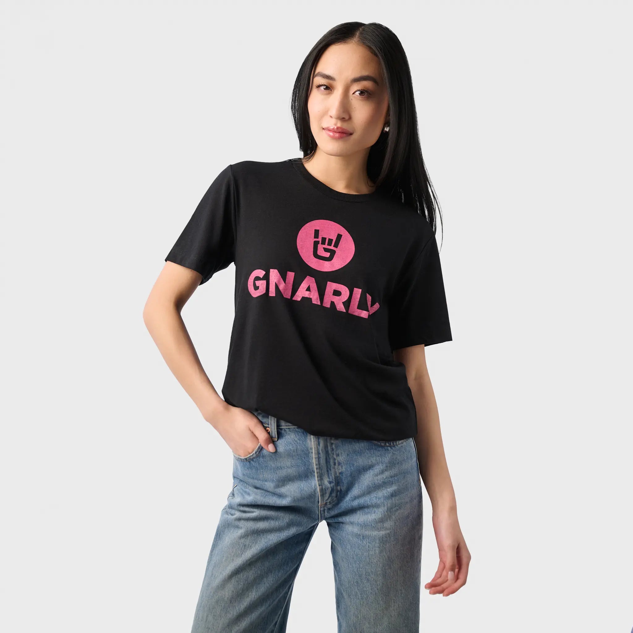 Trendy Hot Pink Graphic T-Shirt for Women - Soft Cotton Casual Tee - Perfect for Streetwear, Parties & Everyday Outfits