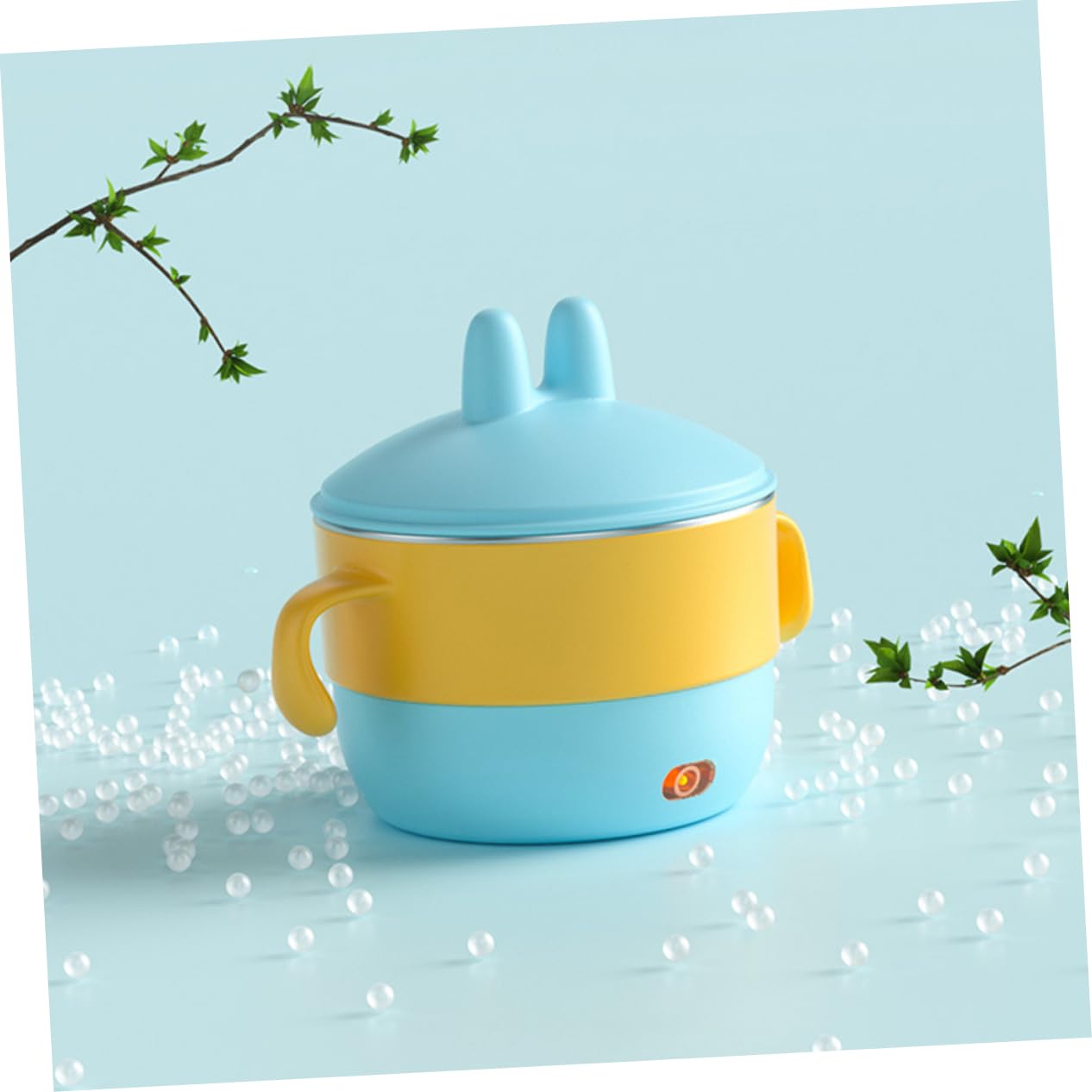 Kichvoe 2-Pack Insulated Baby Food Bowls with Detachable Suction Base - BPA-Free Toddler Feeding Bowls for Infants & Kids - Perfect for High Chairs, Travel & Mess-Free Mealtime