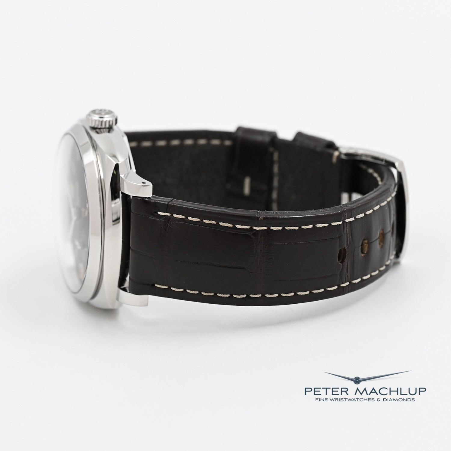 Panerai Radiomir 8-Day GMT Automatic Men's Watch - Luxury Stainless Steel Timepiece with Power Reserve - Perfect for Business Travel & Formal Occasions