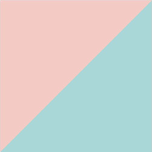 Peach + Teal