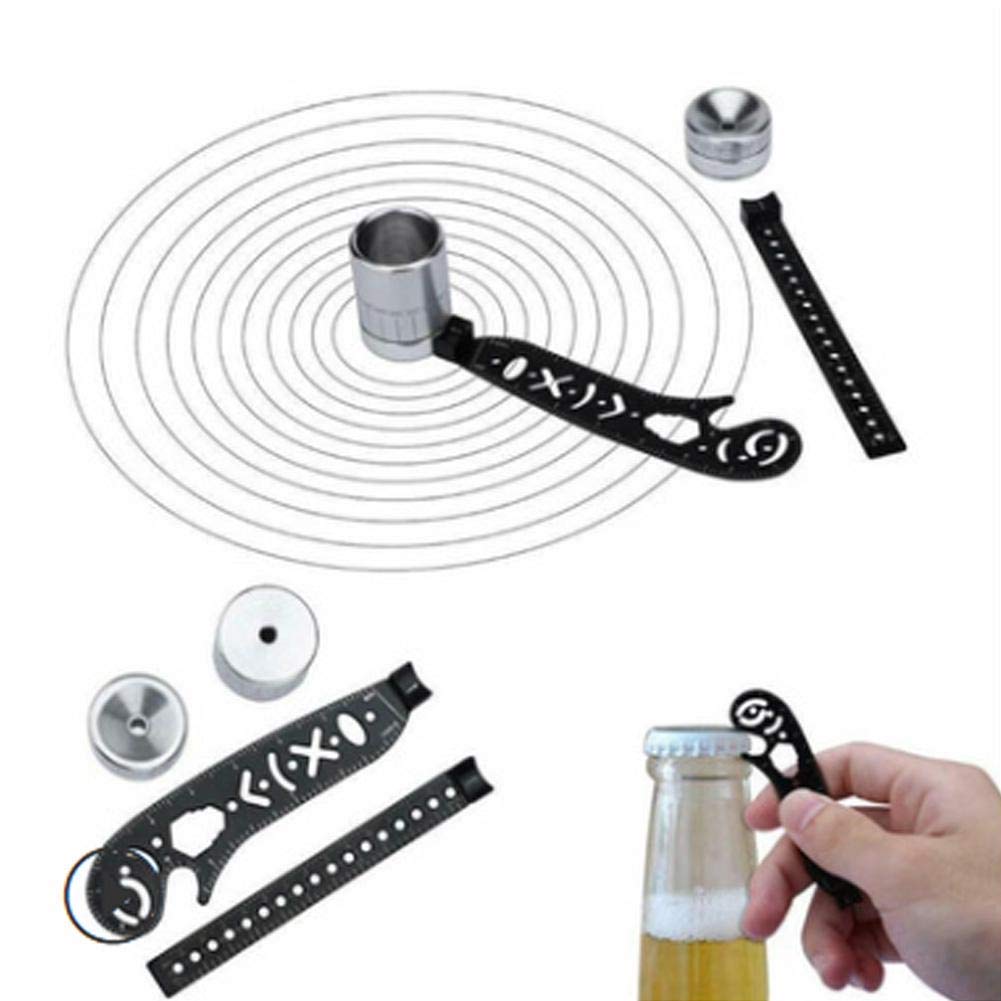 Yencoly Magnetic Painting Tool - Practical Curved Ruler & Multi-Function Circle Compass for Drawing Circles and Lines | Perfect for Artists, Architects, and DIY Home Projects