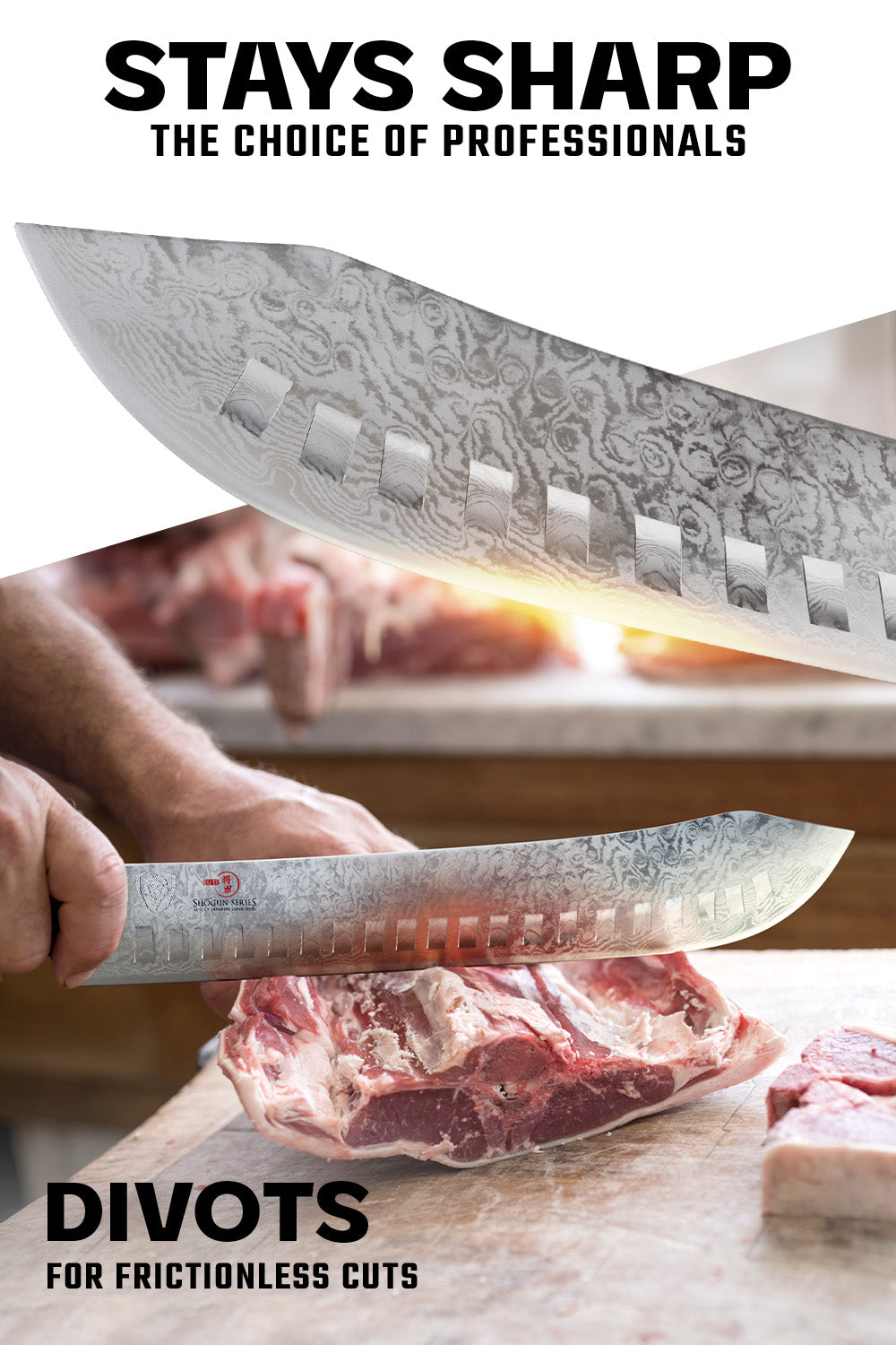 Dalstrong Shogun Series ELITE 10-Inch Bull Nose Butcher Knife - Professional Grade Japanese Steel - Perfect for Meat Processing, Butchering & Heavy-Duty Kitchen Tasks