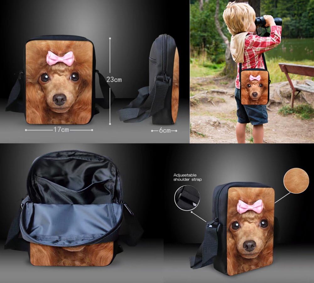 GIFTPUZZ Crossbody Bags for Women, Men & Kids - Adjustable Long Strap Messenger Shoulder Purse - Perfect for Travel, School & Everyday Use