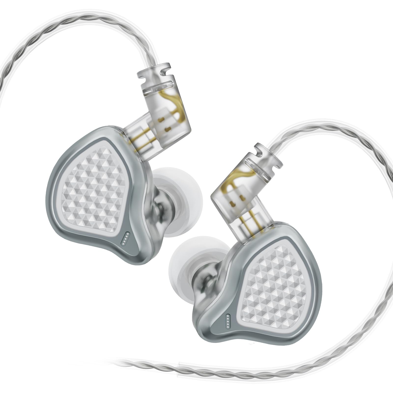 ARTTI R6 HiFi Wired In-Ear Monitor Headphones with Detachable 2-Pin Cable & Built-in Mic - Professional IEM Earbuds for Musicians, DJs, Singers & Audiophiles (3.5mm) - Perfect for Studio Recording, Live Performances & Gaming