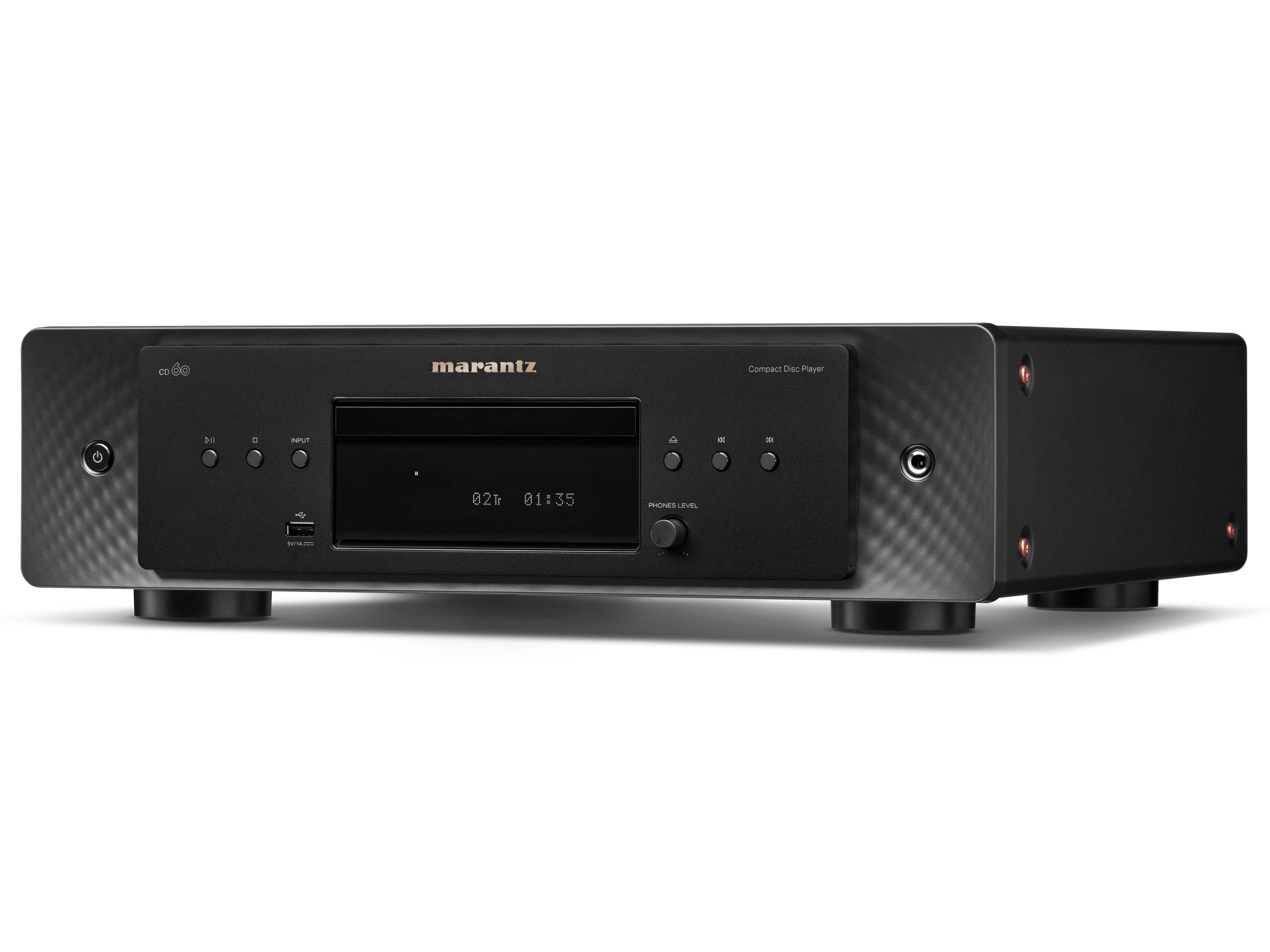 Marantz CD 60 CD Player - High-Fidelity Audio CD Player with USB Playback | Perfect for Home Audio Systems & Music Enthusiasts