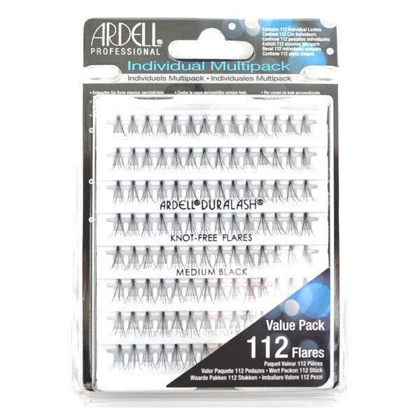 Ardell Natural Multipack Individual Lashes Knot Free Medium (61487) - False Eyelashes for Everyday Wear, Special Occasions & Professional Makeup