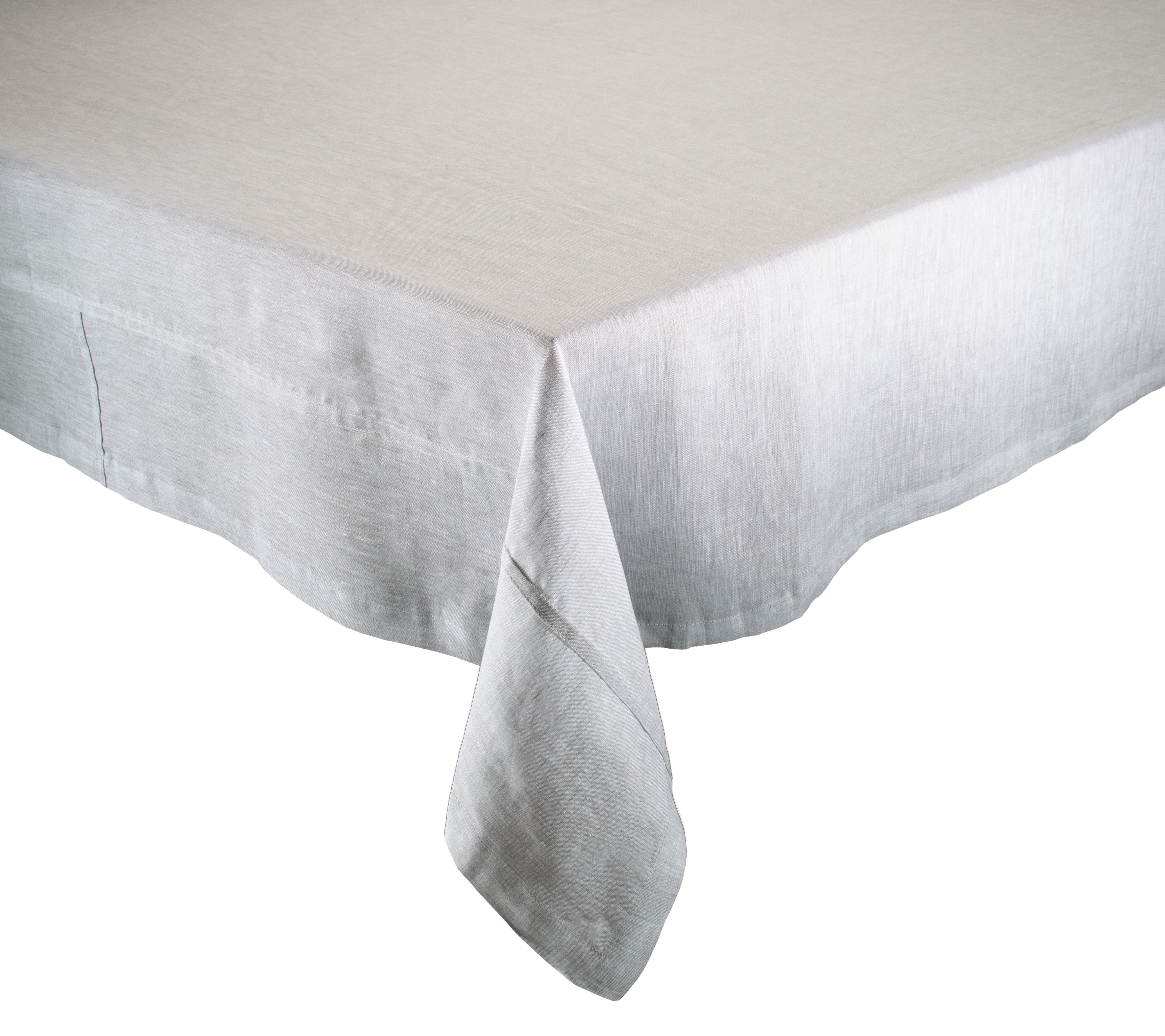 Premium Gray Chambray Tablecloth - Soft & Durable Cotton Fabric for Dining, Picnics & Outdoor Events - Washable & Wrinkle-Resistant