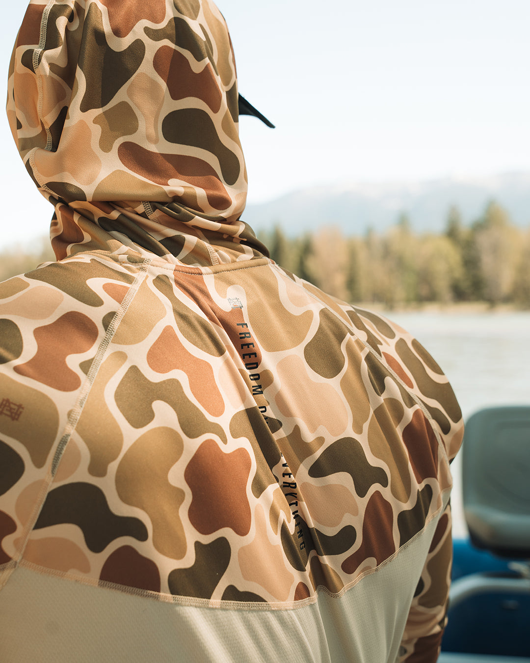 Northfork Hoodie - Duck Camo Print Men's & Women's Pullover Sweatshirt | Warm Fleece Lined for Outdoor Hunting, Camping & Casual Wear