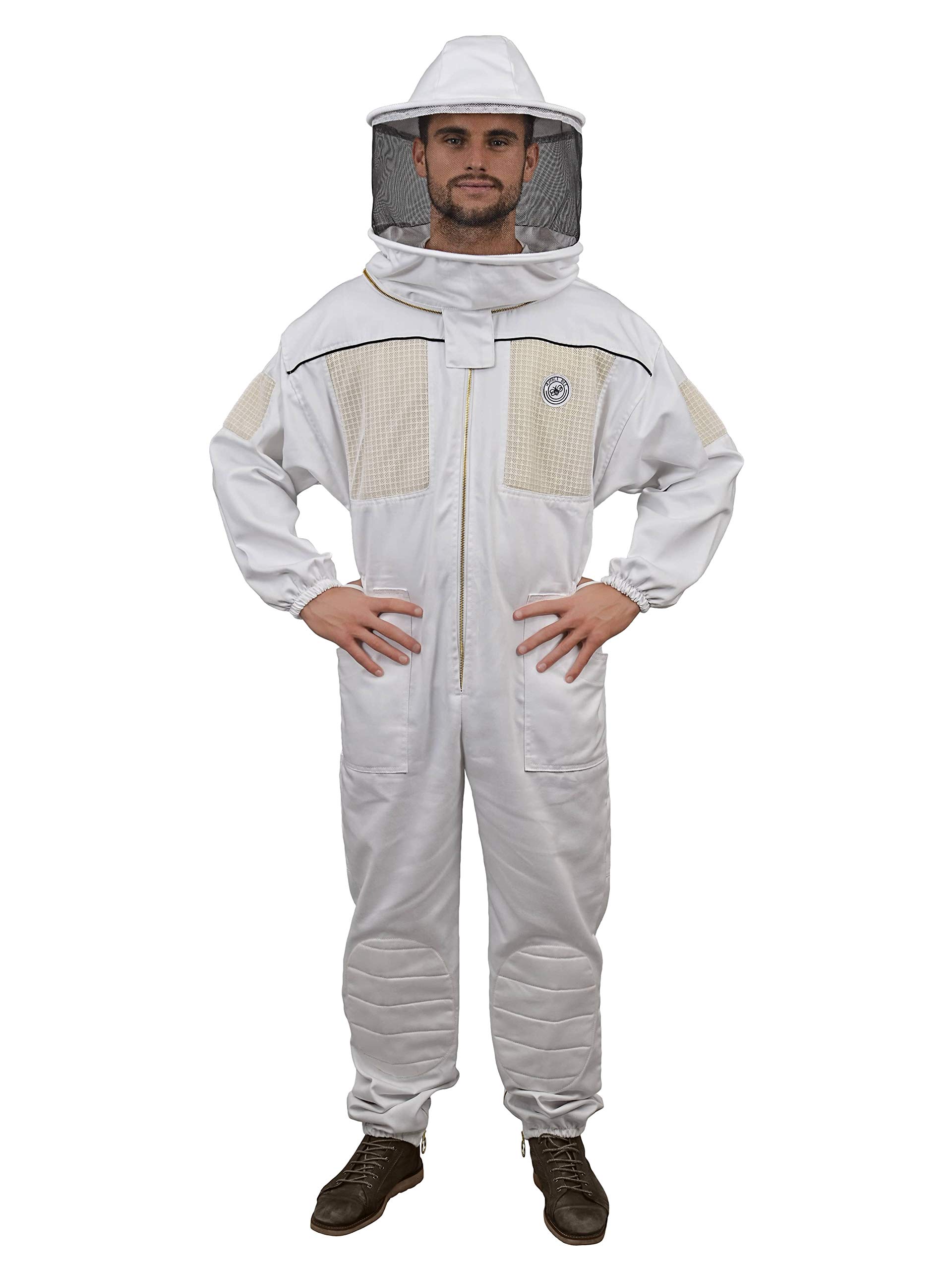 Humble Bee 430 Professional Ventilated Beekeeping Suit with Round Veil - Full Body Protection for Beekeepers - Ideal for Honey Harvesting, Hive Inspection & Beekeeping Activities