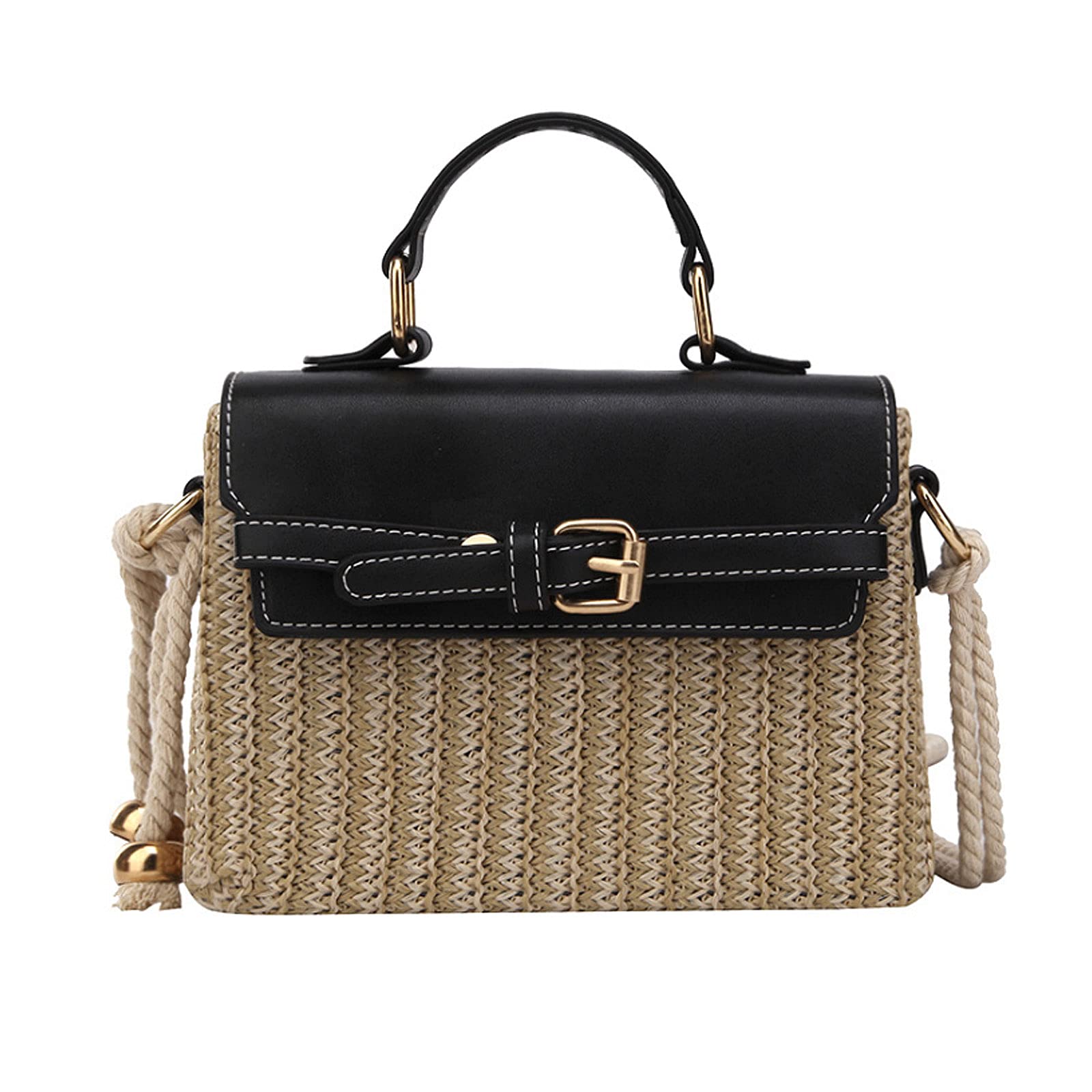 Goclothod Straw Handbags for Women - Summer Beach Shoulder Bag & Envelope Purse - Perfect for Vacation, Pool Parties, and Outdoor Events