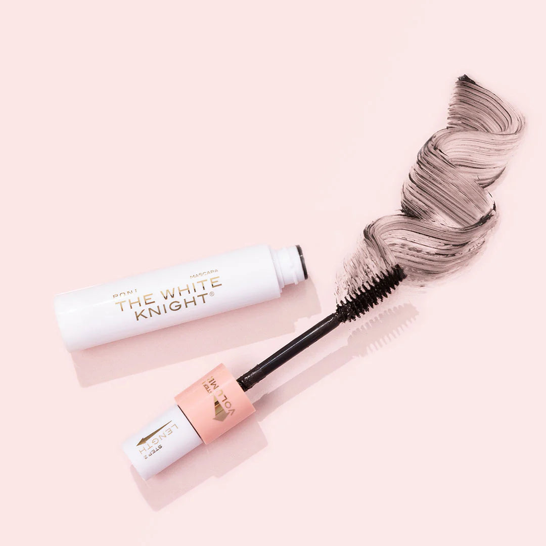 White Knight Tubing Mascara - Smudge Proof, Waterproof & Long Lasting Eyelash Enhancer for Everyday Wear & Special Occasions