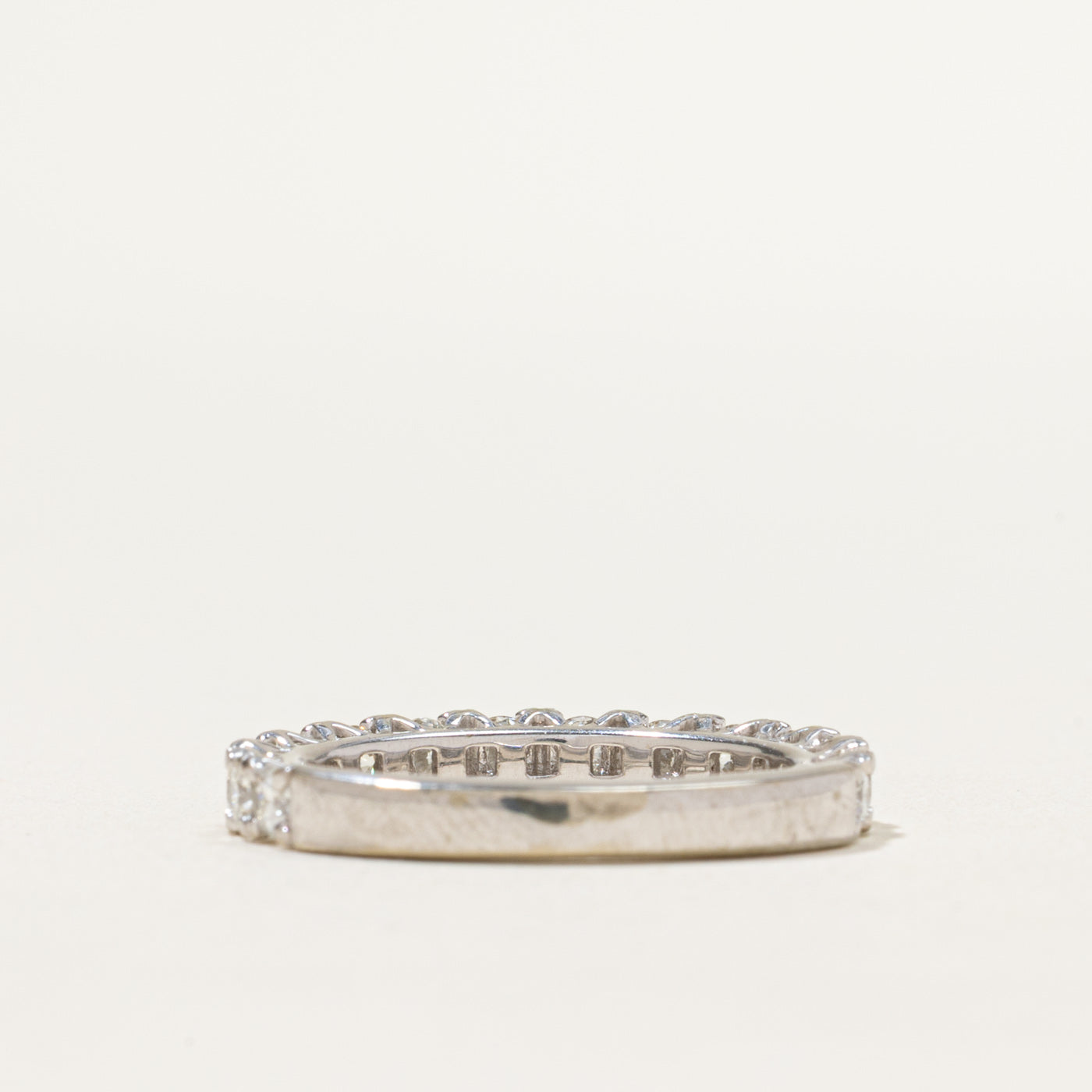 1.00ctw Semi Eternity Diamond Wedding Band Ring - Size 7 | Perfect for Anniversary, Engagement & Everyday Luxury Jewelry Gift