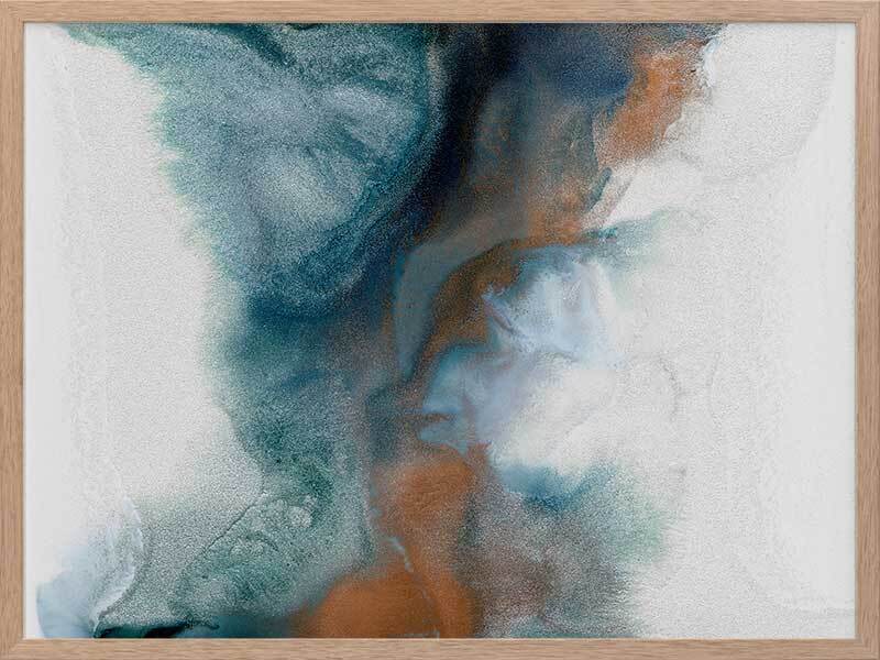 Dust and Sky I Framed Art Print - Modern Wall Decor for Living Room, Bedroom & Office - Perfect Home Decoration Gift