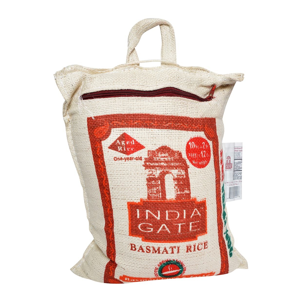 Premium India Gate White Basmati Rice - 10 Pound Bag, Authentic Long Grain Aromatic Rice - Perfect for Biryani, Pilaf & Indian Cuisine