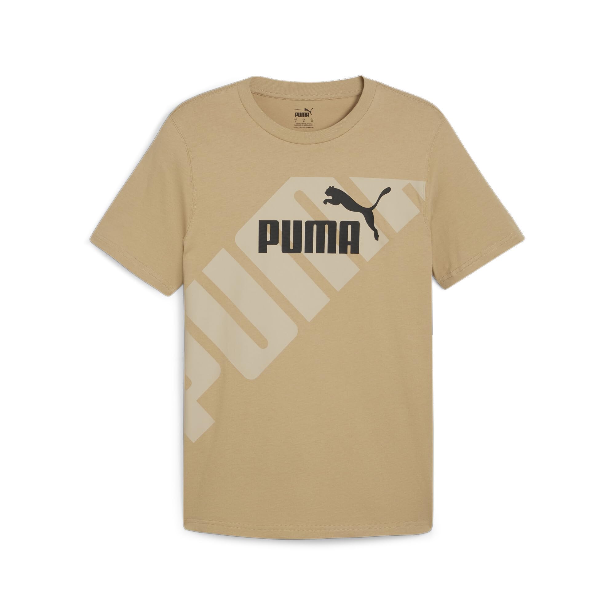 PUMA Men's Power Graphic T-Shirt - Soft Cotton Short Sleeve Casual Tee for Gym, Workout & Everyday Wear