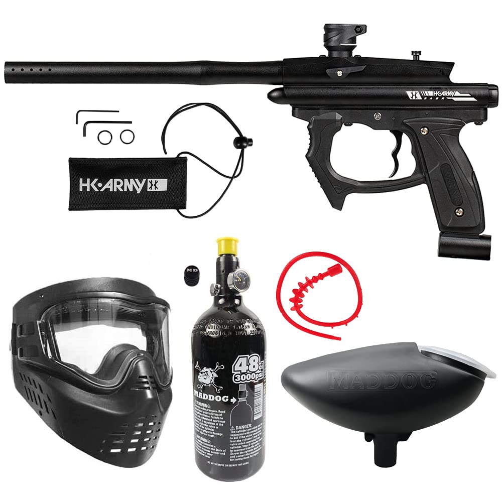 Maddog HK Army SABR Bronze Paintball Gun Marker Starter Kit - Perfect for Beginners & Competitive Play | Outdoor & Indoor Paintball Games