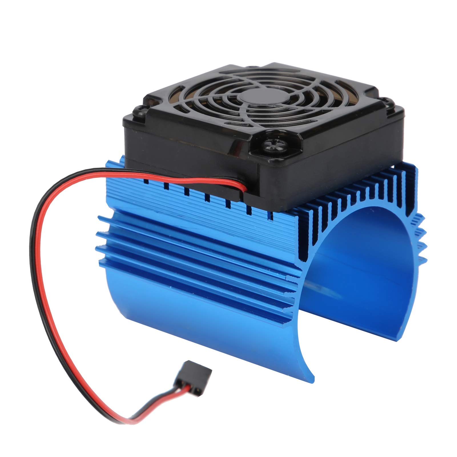 RiToEasysports 5V 1/8 RC Model Car Cooling Fan - Durable Aluminum Alloy Motor Heatsink for 4465 Motor | High Performance RC Car Accessories | Perfect for Racing, Drifting & Off-Road RC Models