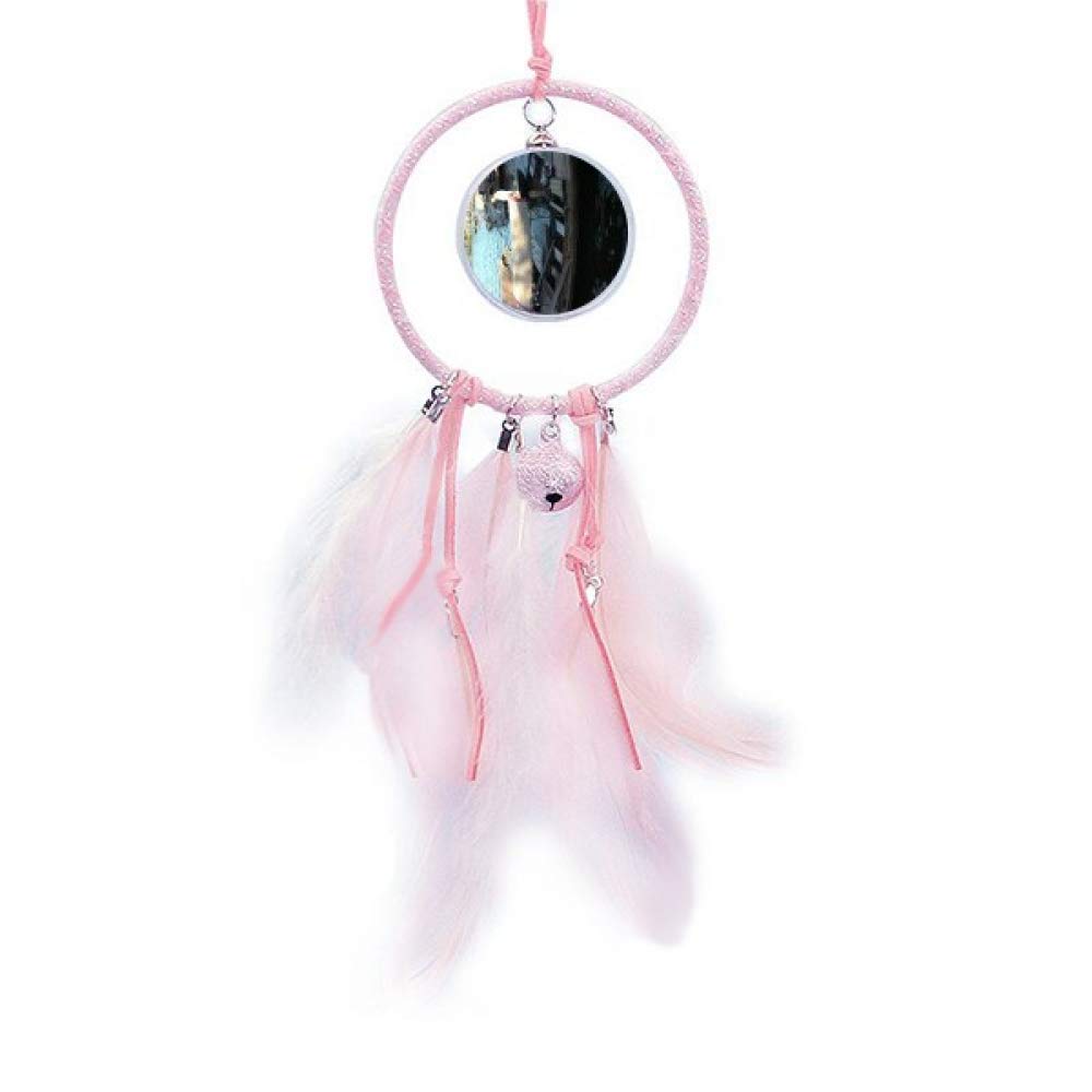 Sunshine Lake Eastern China Scenery Dream Catcher with Small Bells - Handmade Boho Bedroom Decor for Wall Hanging, Window Charm & Nursery Room Aesthetic