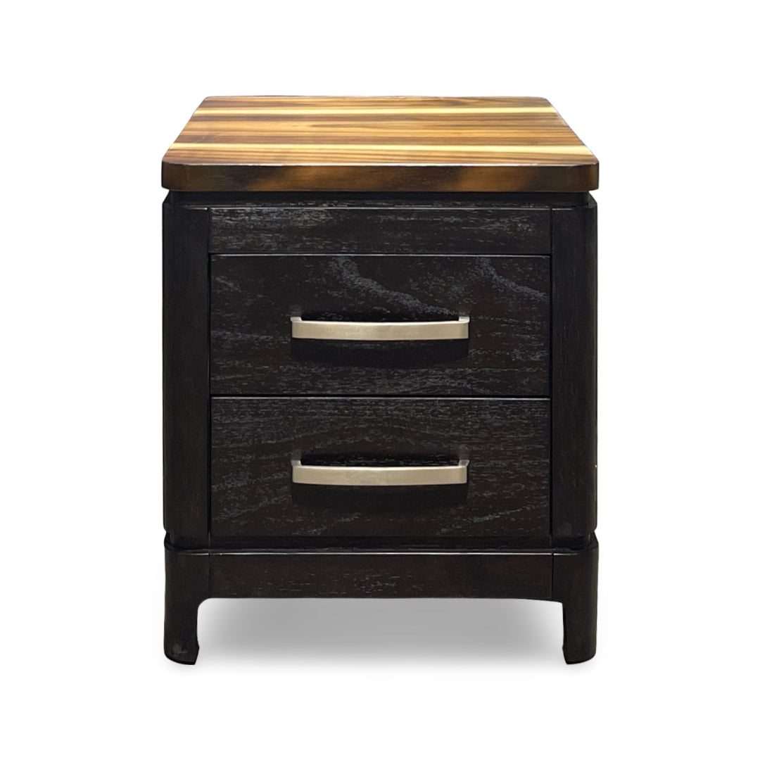 Stylish Oakton End Table - Modern Wood Nightstand for Living Room & Bedroom - Perfect for Holding Lamps, Books & Decor