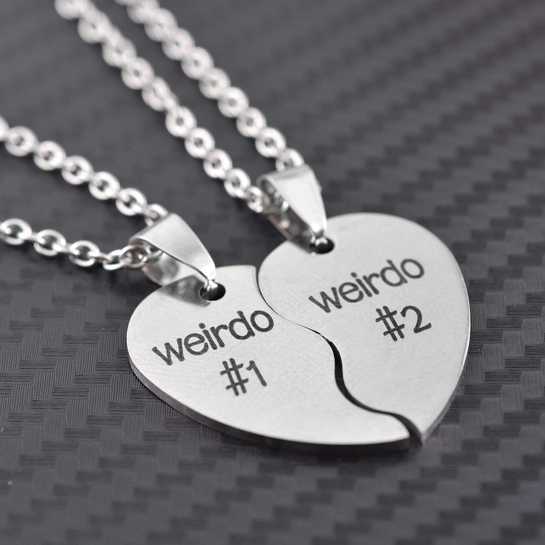 Best Friend Necklaces for 2 - BFF Matching Jewelry Set with His & Hers Bracelets, Valentine's Day Couple Gifts for Anniversaries, Birthdays and Special Occasions | Perfect for Best Friends, Couples and Loved Ones