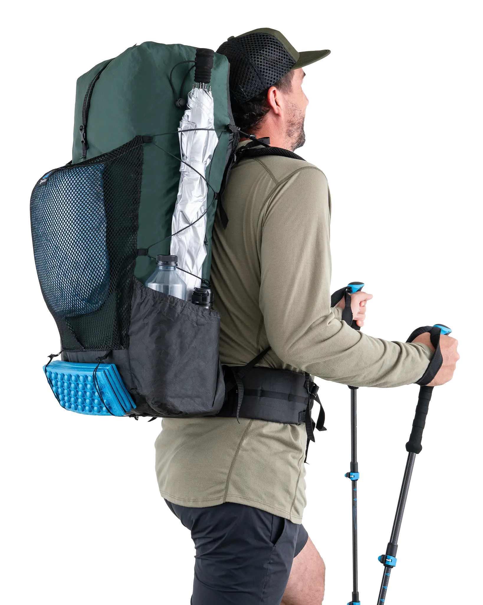 Arc Haul UltraEPX 60L Backpack - Lightweight Hiking Backpack for Men & Women, Water-Resistant Travel Backpack with Adjustable Straps - Perfect for Camping, Trekking & Outdoor Adventures