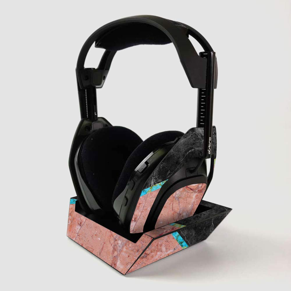 ASTRO Gaming A50 Wireless Headphone & Base Station Skin - Cut Marble Vinyl Wrap Cover | Protective, Durable Decal | Easy to Apply | Made in USA | Perfect for Gaming Setups & Personalization