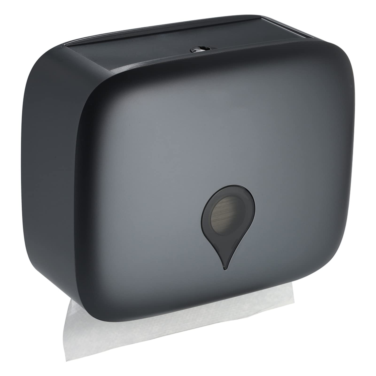 Kavolet No Drill Wall Mounted C-Fold Hand Towel & Toilet Paper Dispenser - Grey | Commercial Bathroom Tissue Holder for Hotels, Restaurants & Food Service Facilities